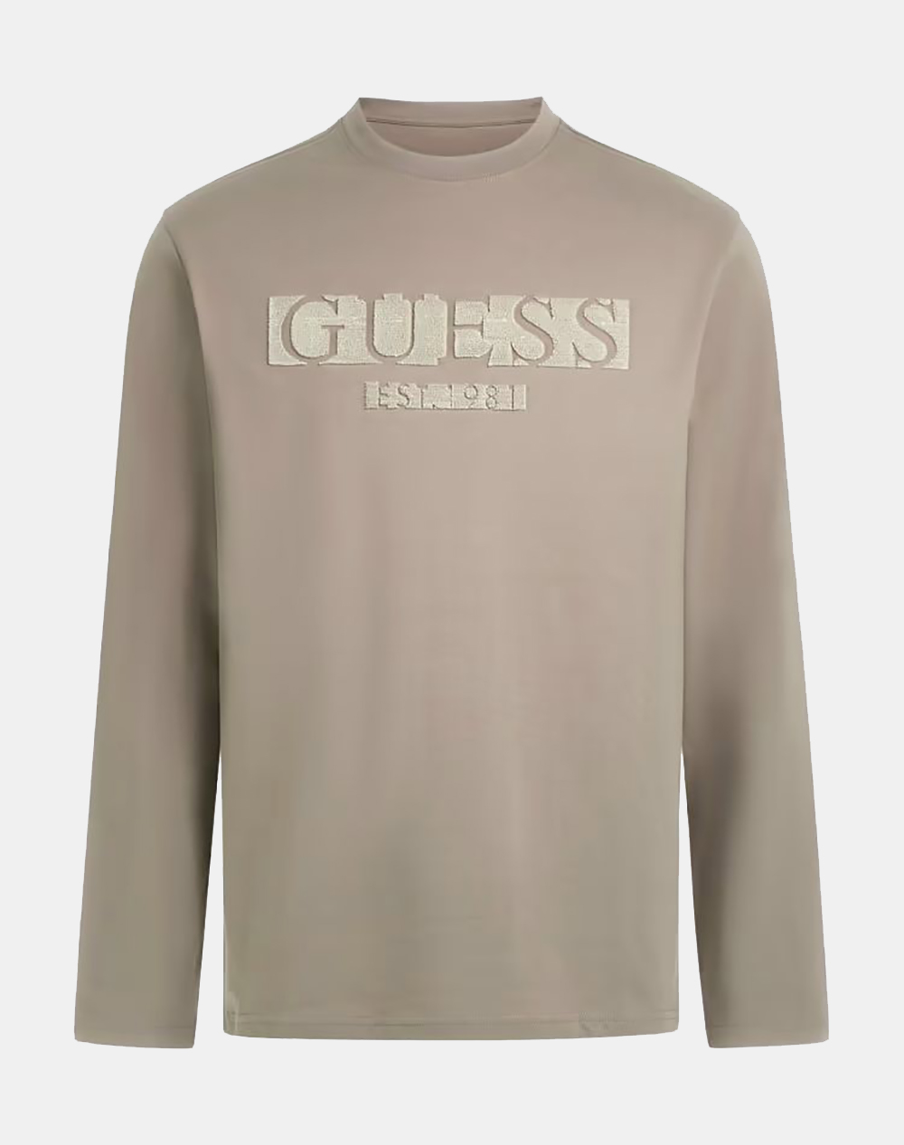 GUESS CN LS FLOCK LOGO TEE МЪЖКА ТЕНИСКА
