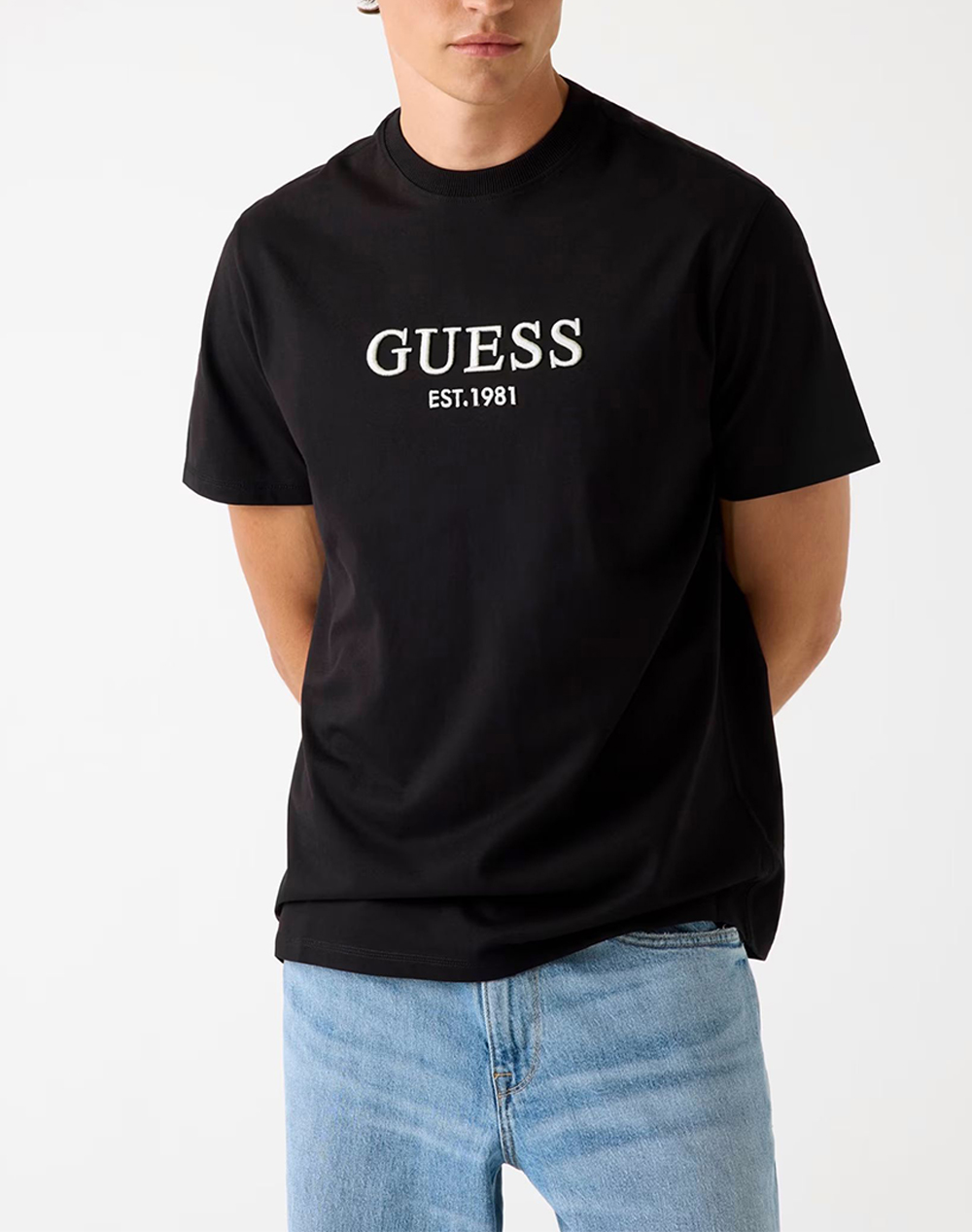 GUESS CN SS EMBROIDERY LOGO TEE МЪЖКА ТЕНИСКА