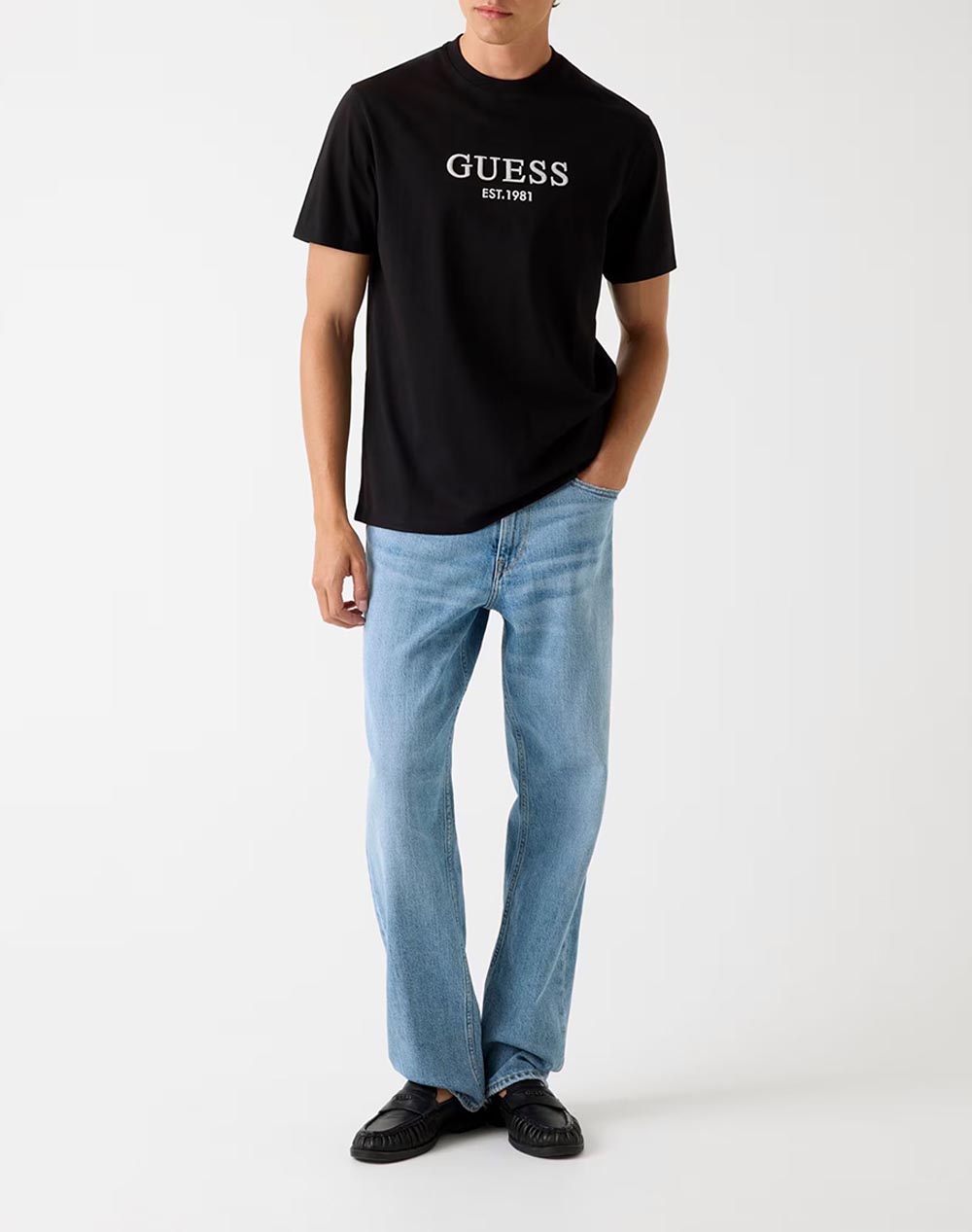 GUESS CN SS EMBROIDERY LOGO TEE МЪЖКА ТЕНИСКА