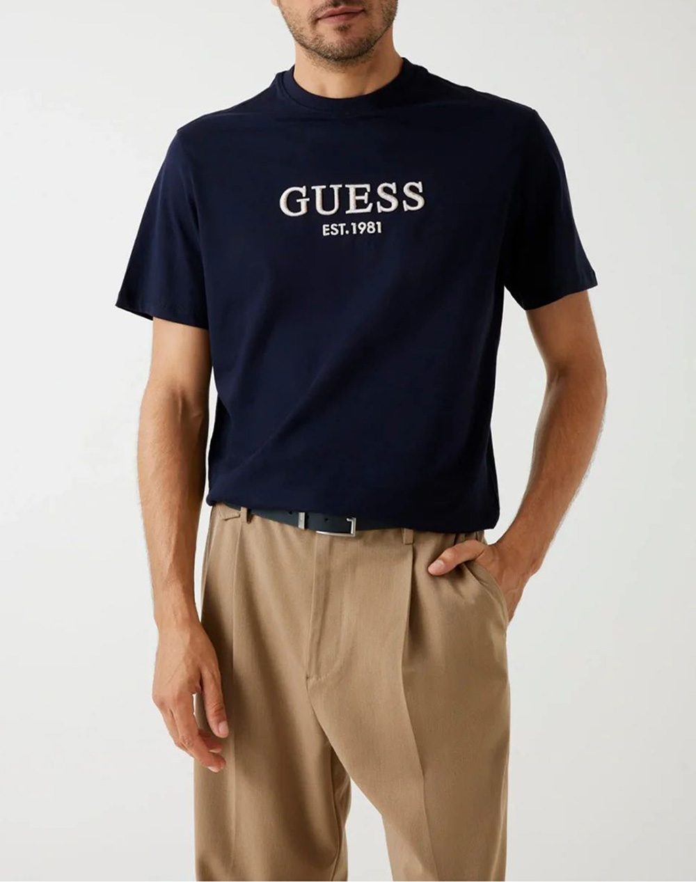 GUESS CN SS EMBROIDERY LOGO TEE МЪЖКА ТЕНИСКА