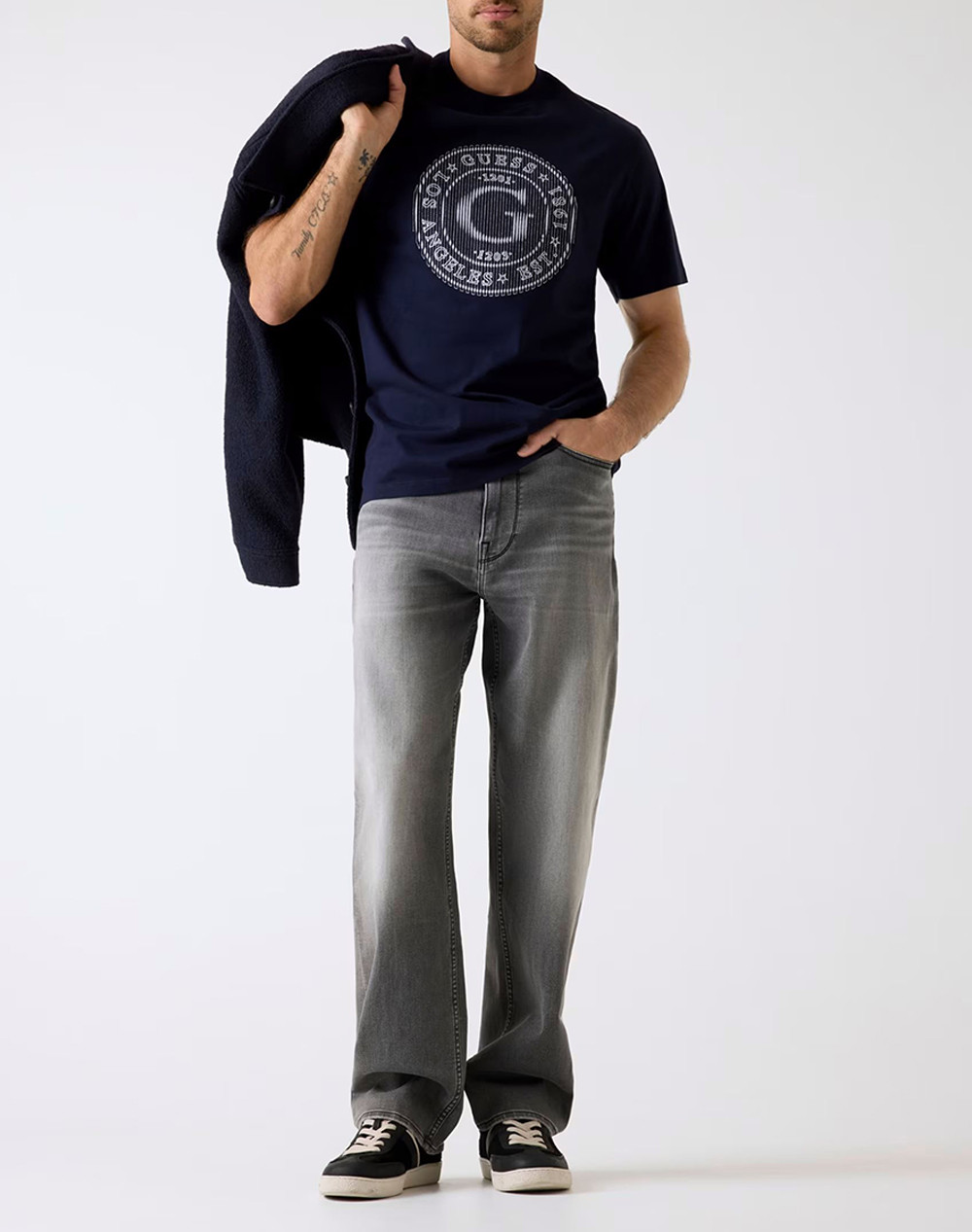 GUESS CN SS BIG G LOGO TEE МЪЖКА БЛУЗА