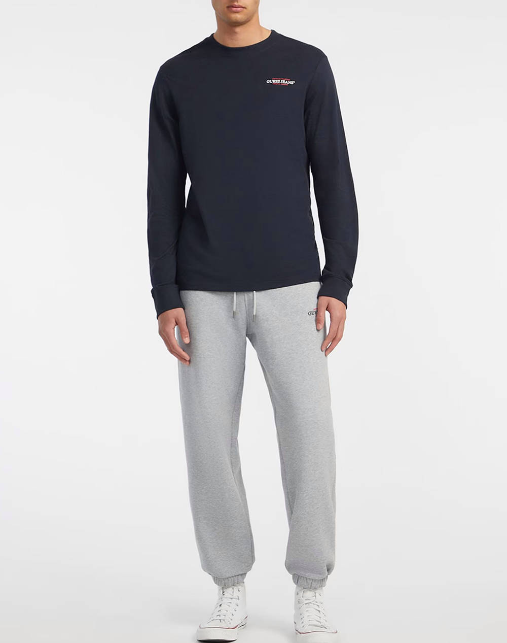 GUESS JEANS GJ LS CN SLIM AMERICAN TR TEE МЪЖКА ТЕНИСКА