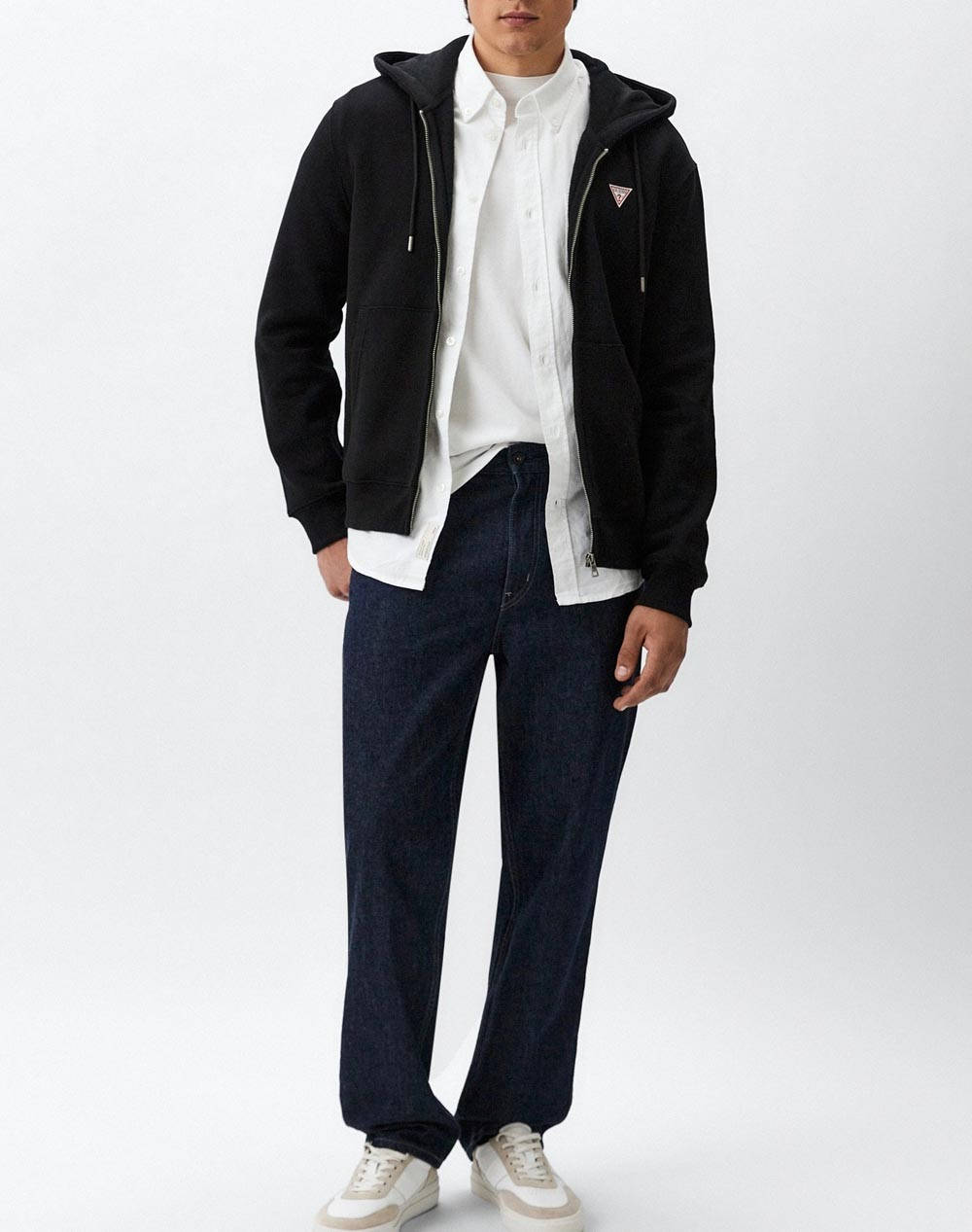 GUESS JEANS GJ ZIP HOOD SLIM MINI TR SWEAT МЪЖКА ЖИЛЕТКА
