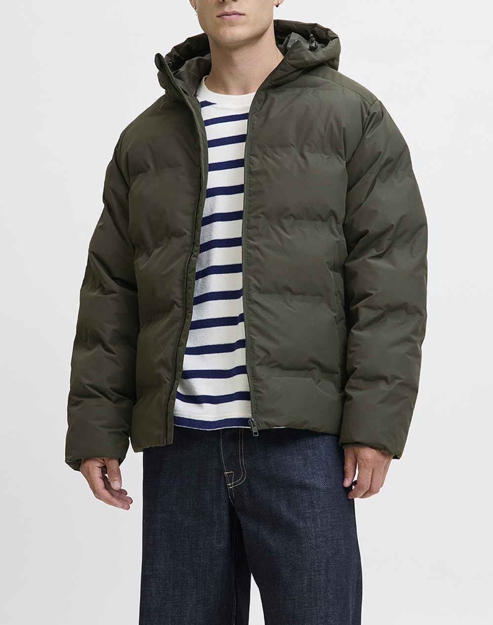 JACK&JONES JJESOHO PUFFER HOOD SN