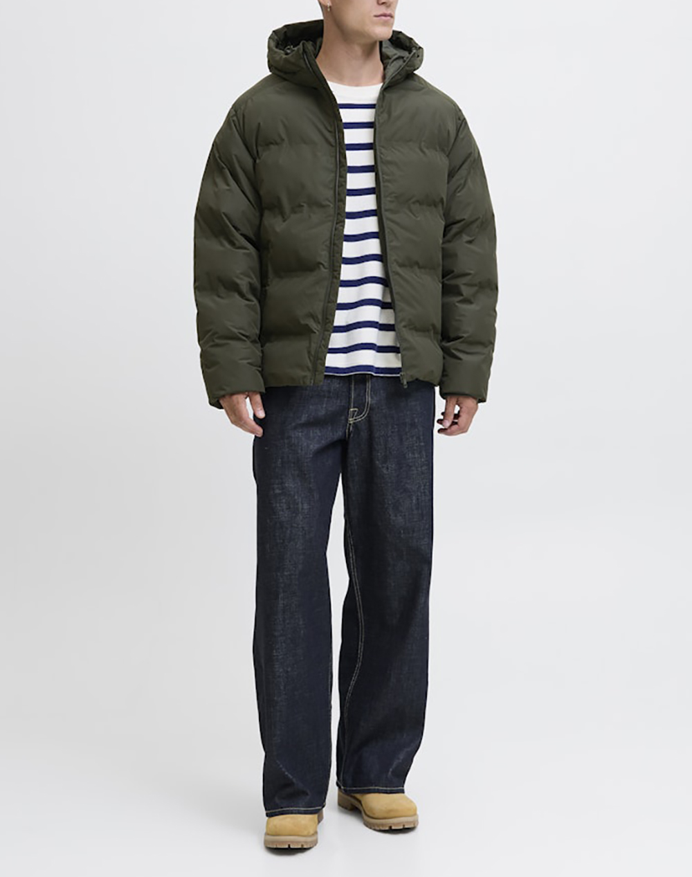 JACK&JONES JJESOHO PUFFER HOOD SN