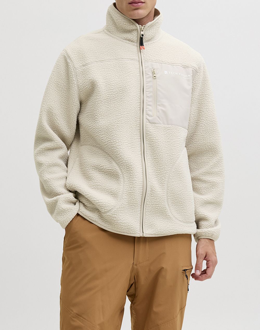 JACK&JONES JJALPES TEDDY JACKET AW25