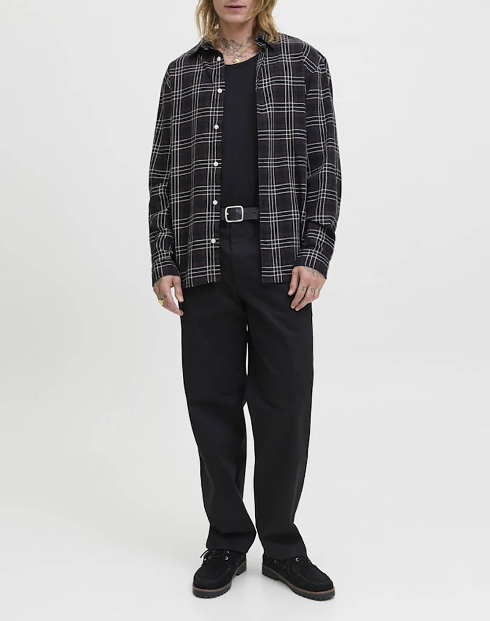 JACK&JONES JORJOSHUA FLANNEL CHECK SHIRT LS LN