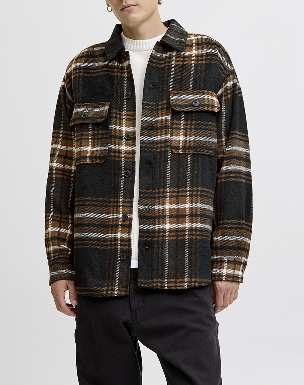 JACK&JONES JJEBRADLEY OLLIE OVERSHIRT LS NOOS