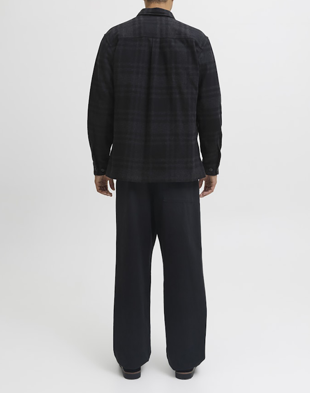 JACK&JONES JPRRAYLE MELANGE CHECK L/S OVERSHIRT SN