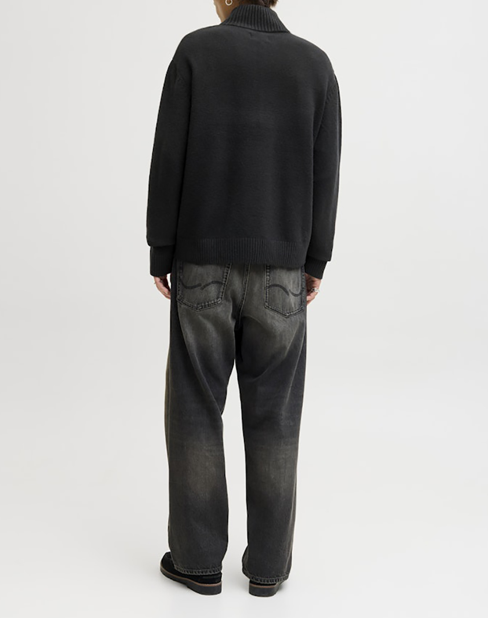 JACK&JONES JORNORREBRO KNIT HALF ZIP SN