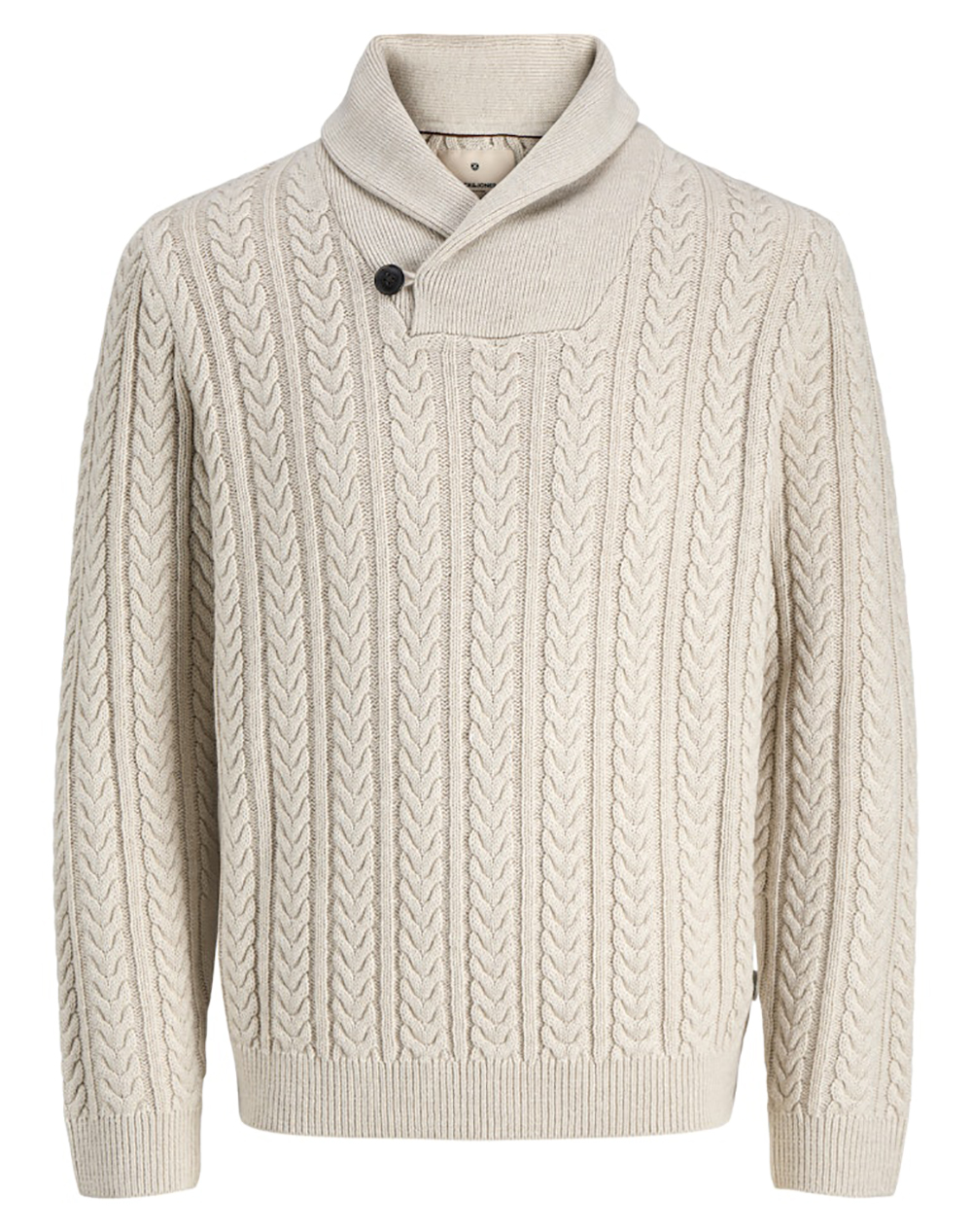 JACK&JONES JPRBLUSEAN KNIT CABLE SHAWL NECK