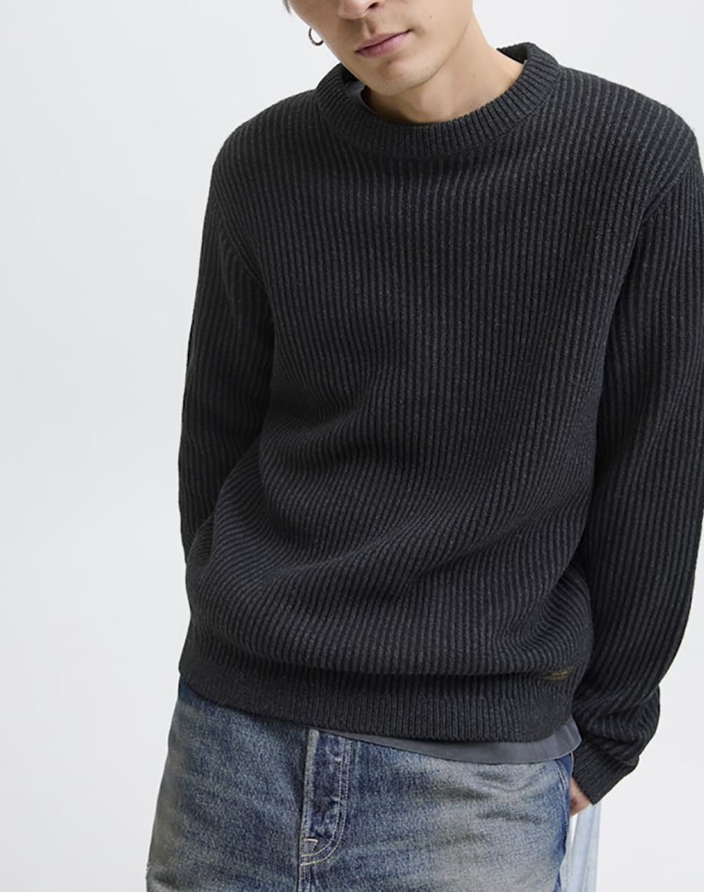 JACK&JONES JJEDOVER KNIT CREW NECK SN