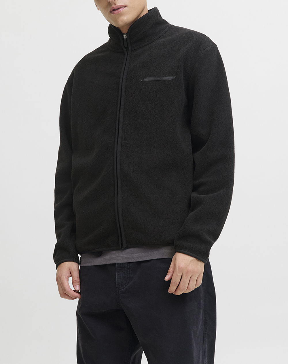 JACK&JONES JCOFUSION FLEECE SWEAT ZIP HIGH NECK