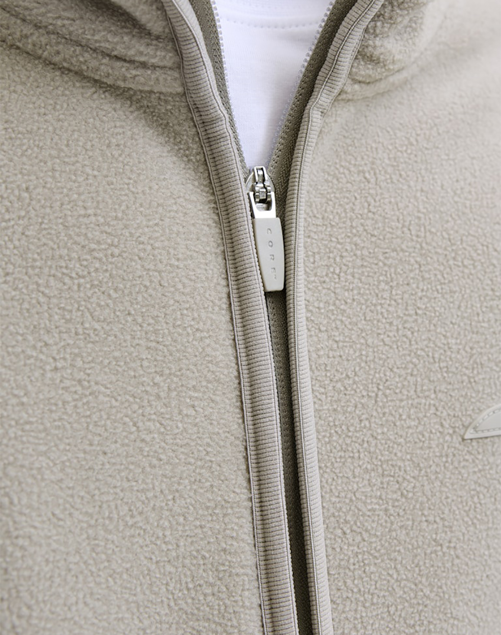 JACK&JONES JCOFUSION FLEECE SWEAT ZIP HIGH NECK