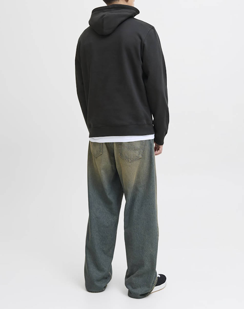 JACK&JONES JORINWOOD BLOCK BRANDING SWEAT HOOD