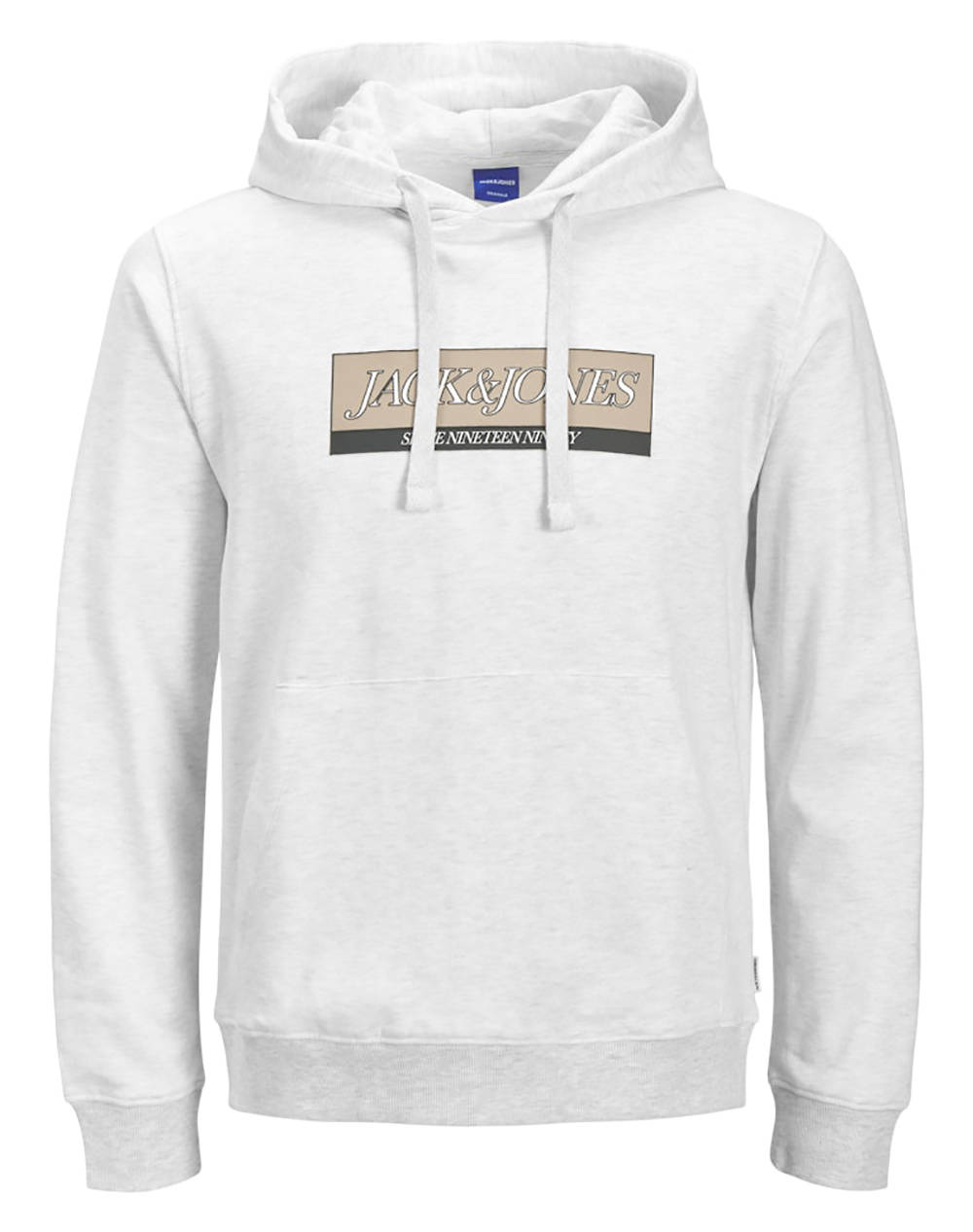 JACK&JONES JORINWOOD BLOCK BRANDING SWEAT HOOD