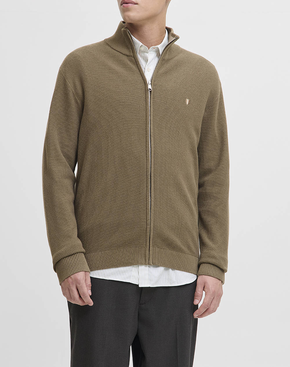 JACK&JONES JPRBLUREX KNIT FULL ZIP CARDIGAN LN
