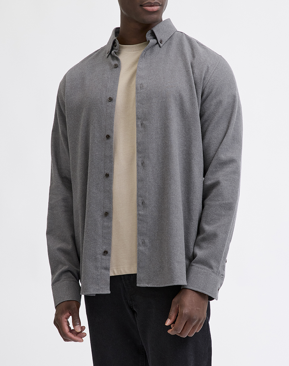 JJ REBEL JREBIKE MELANGE SHIRT LS SN