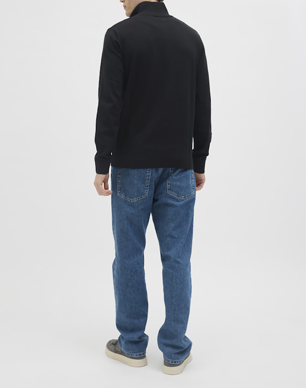 JJRE JREBCALLUM KNIT HALF ZIP SN