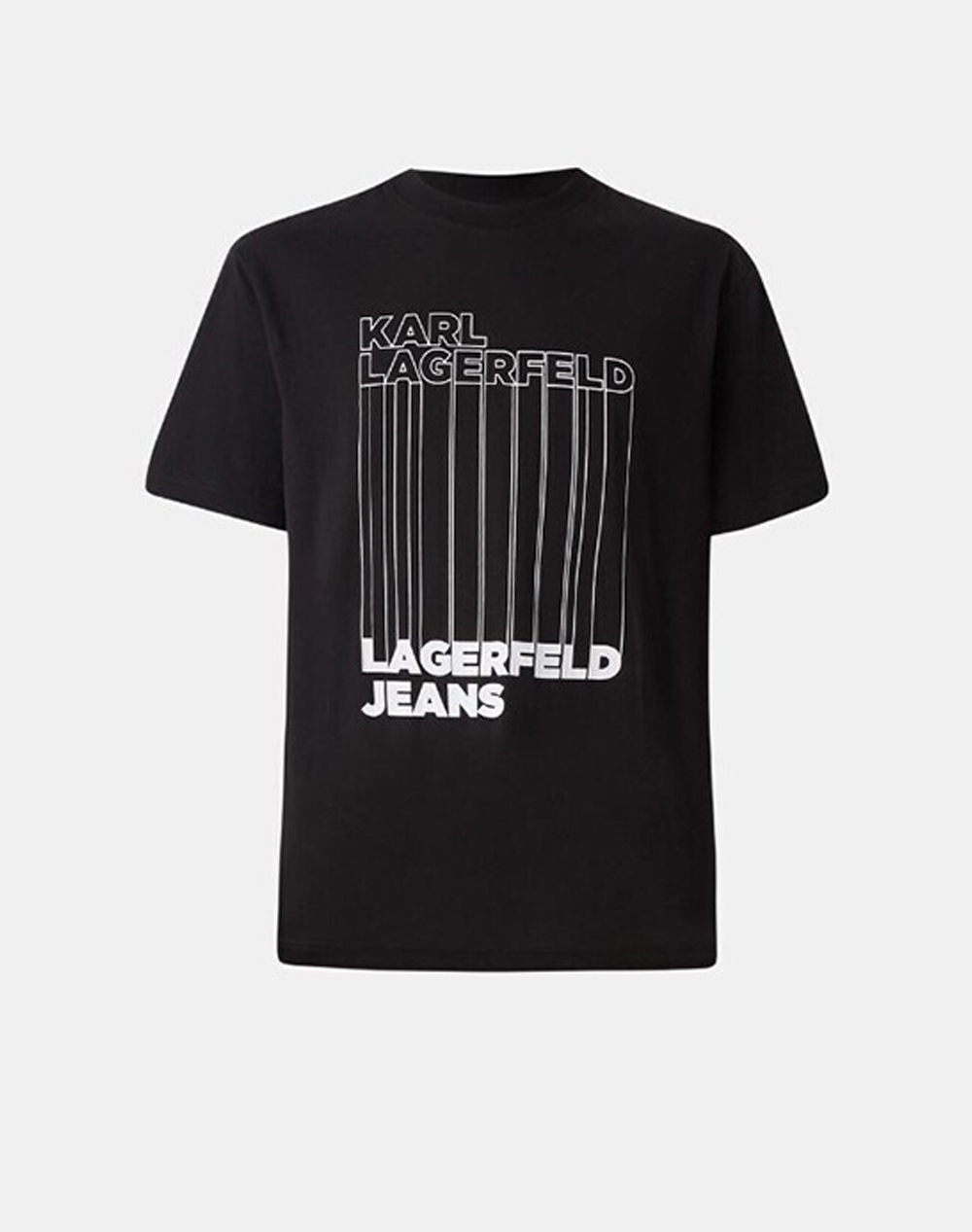 KARL LAGERFELD JEANS KLJ REG BARCODE TEE