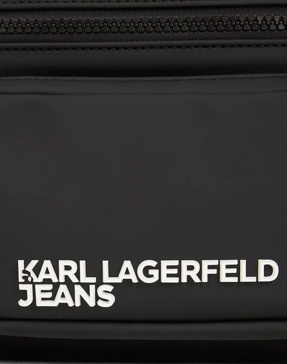 KARL LAGERFELD JEANS KLJ COATED PU BUMBAG (Размери; 18 x 16 x 8см.)