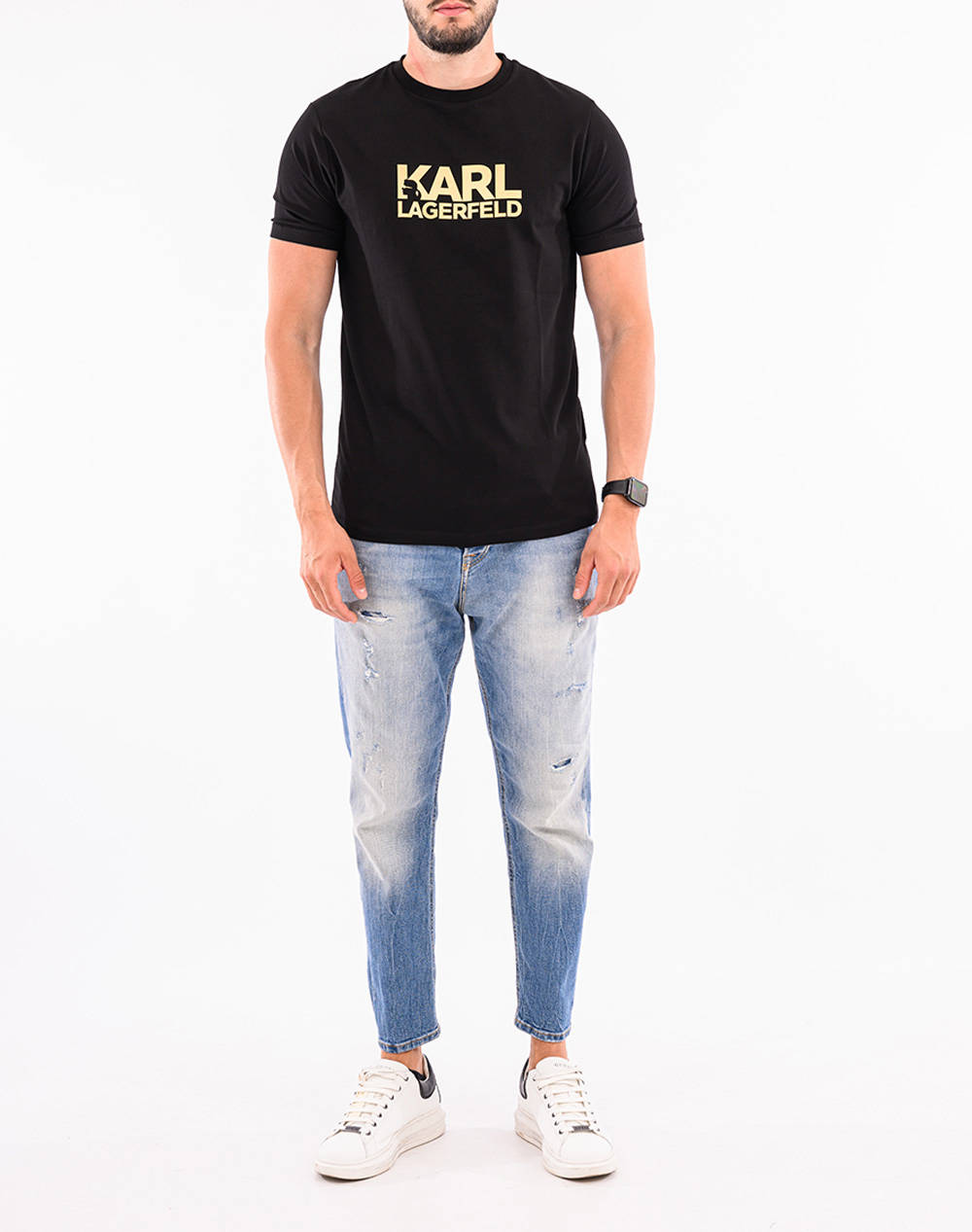 KARL LAGERFLED T-SHIRT CREWNECK