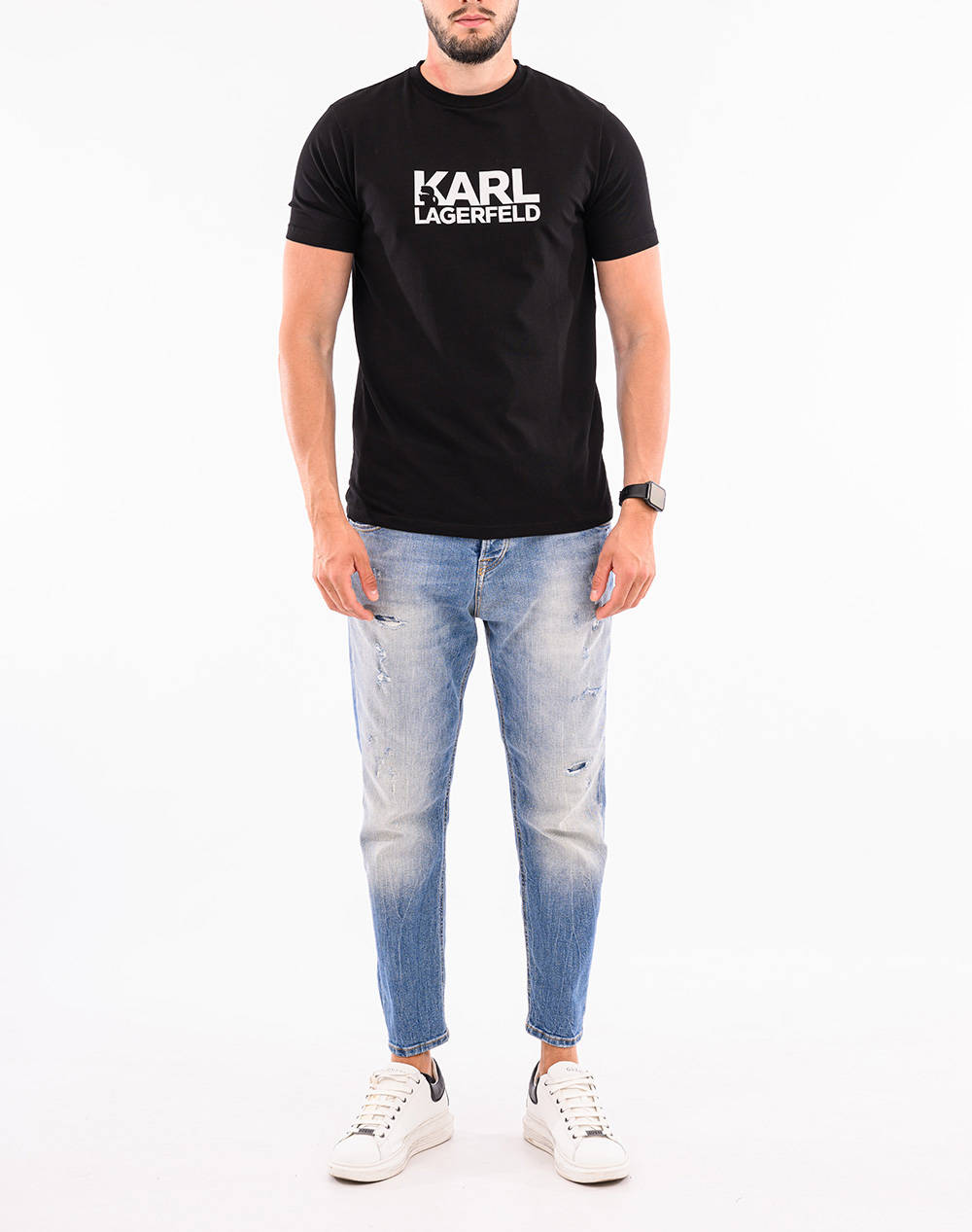 KARL LAGERFLED T-SHIRT CREWNECK