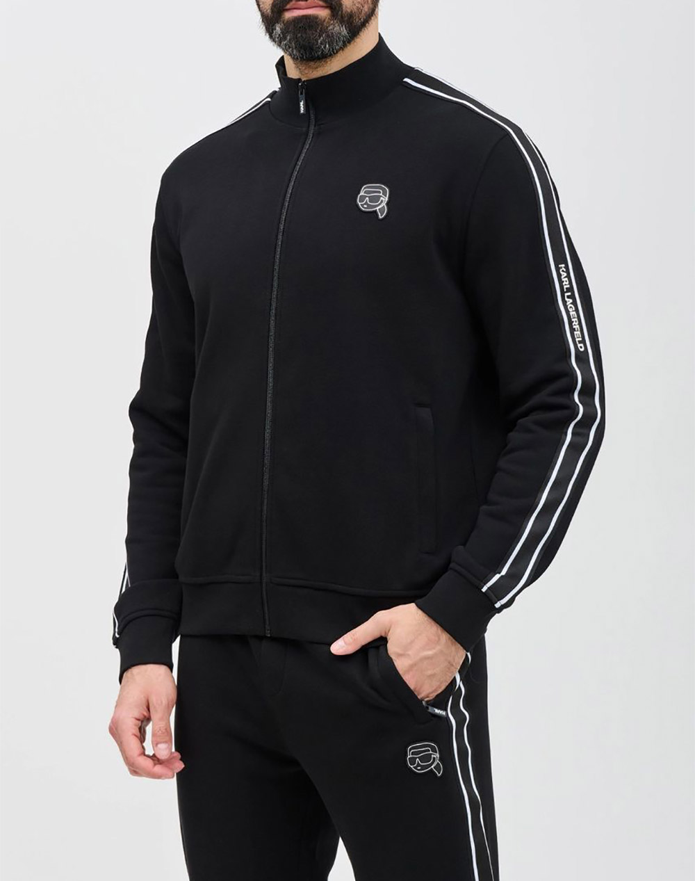 KARL LAGERFELD SWEAT ZIP MENS
