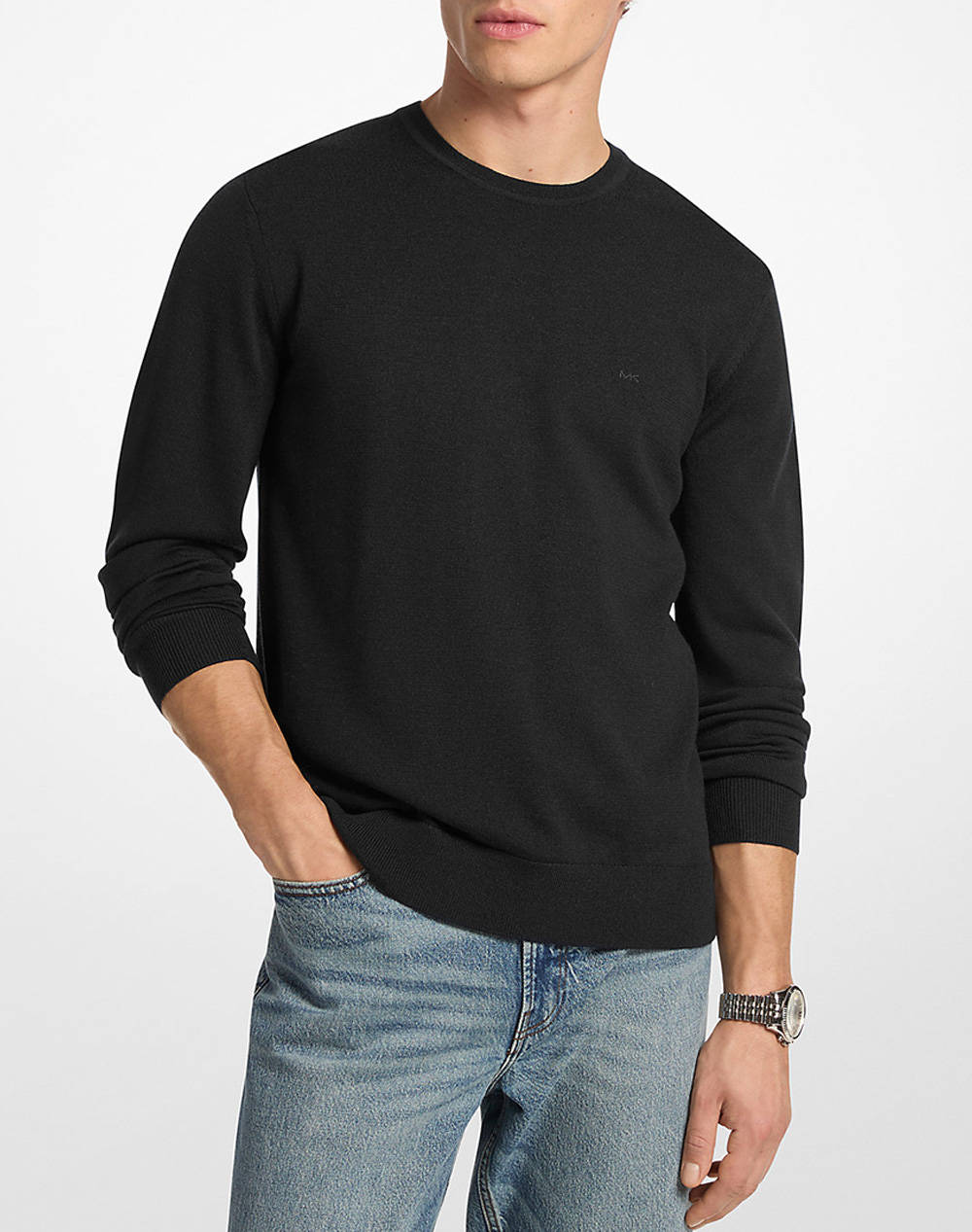 MICHAEL KORS CF460F77AP LONG SLEEVE SWEATER MICHAEL KORS MENS