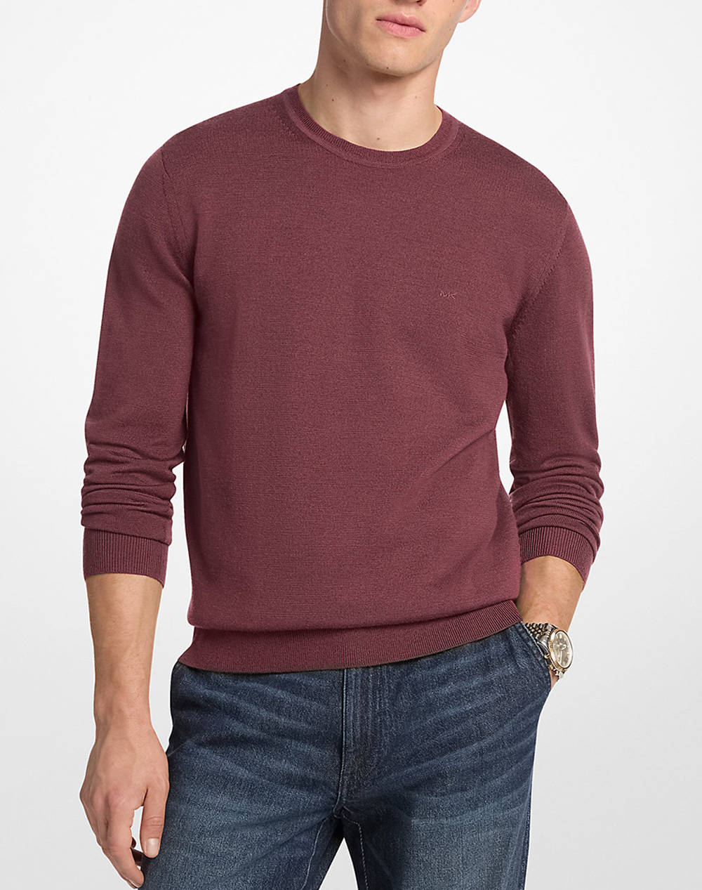 MICHAEL KORS CF460F77AP LONG SLEEVE SWEATER MICHAEL KORS MENS