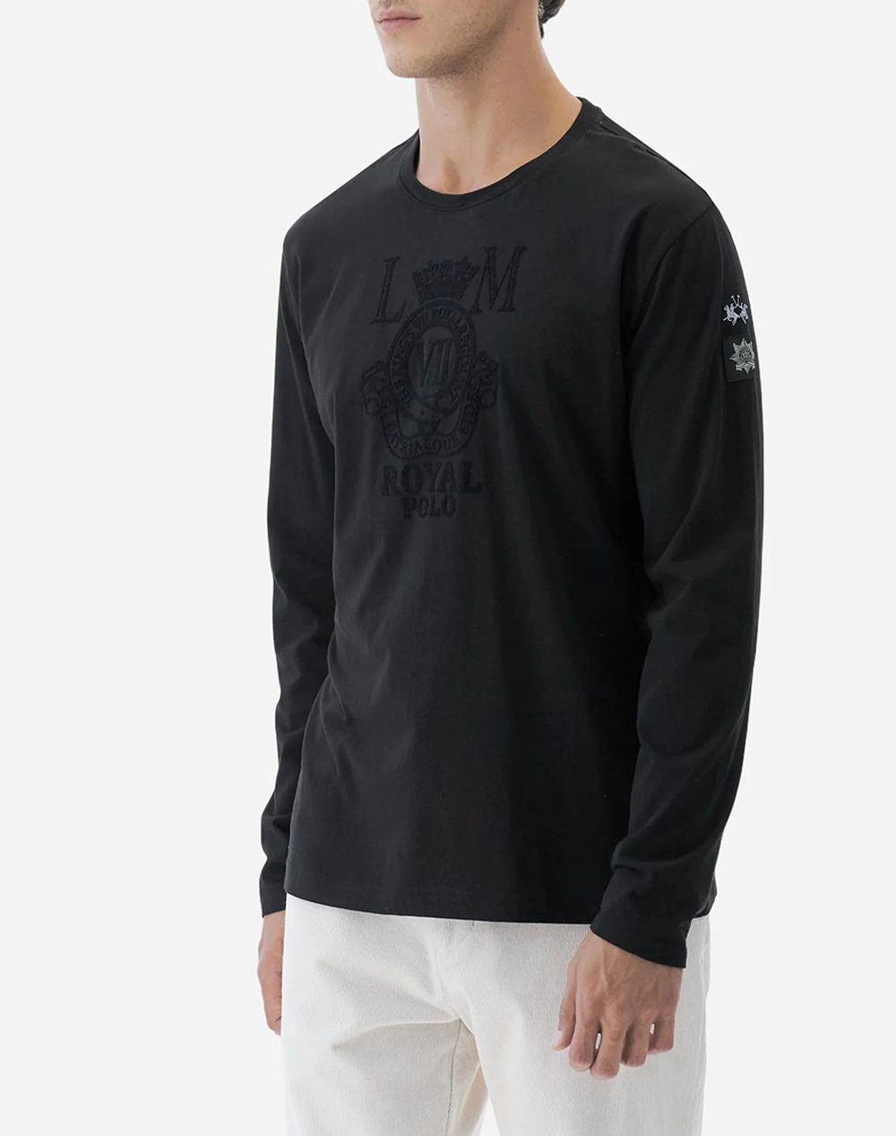 LA MARTINA БЛУЗА T-SHIRT MMMAN T-SHIRT L/S JERSEY