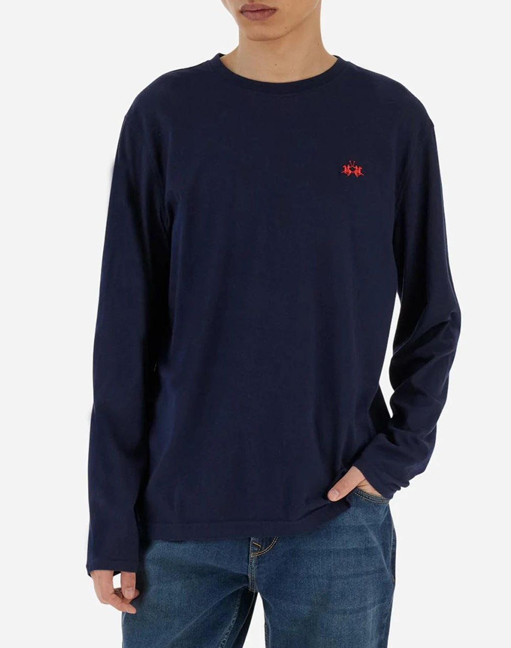 LA MARTINA БЛУЗА T-SHIRT MMMAN T-SHIRT L/S JERSEY