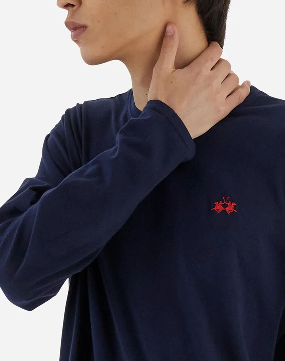 LA MARTINA БЛУЗА T-SHIRT MMMAN T-SHIRT L/S JERSEY