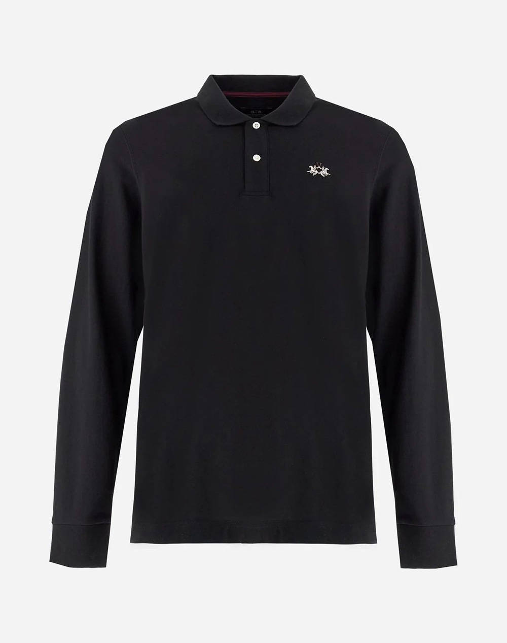 LAMARTINA BLOUSE ПОЛО MM MAN L/S POLO PIQUET STRETCH