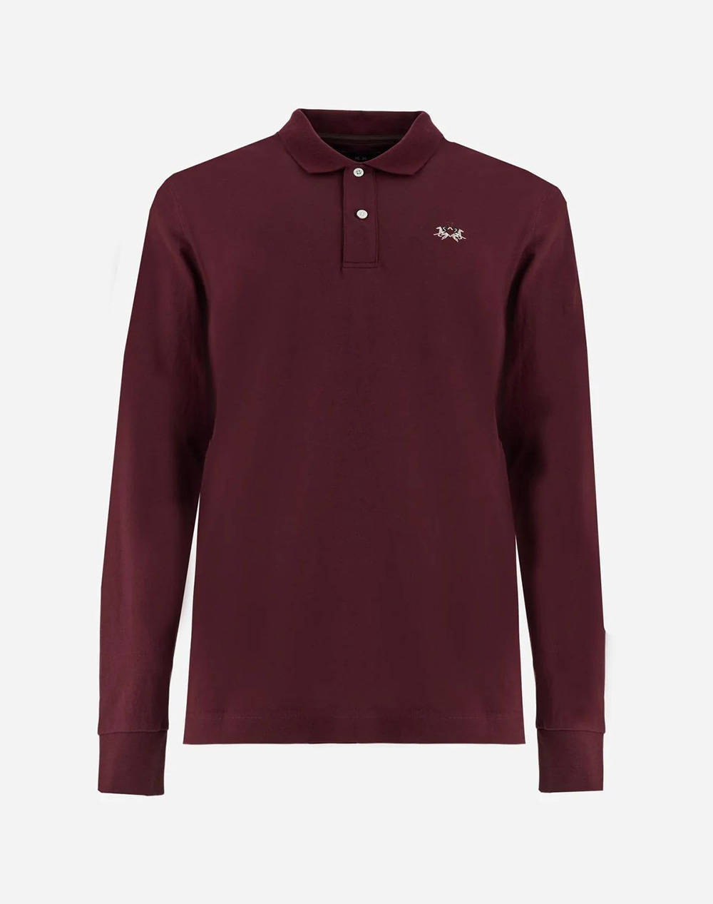 LAMARTINA BLOUSE ПОЛО MM MAN L/S POLO PIQUET STRETCH