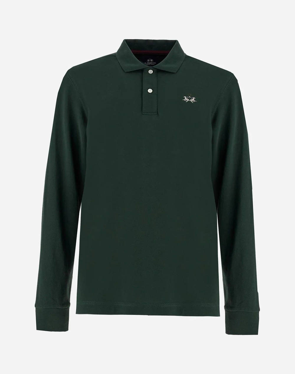 LAMARTINA BLOUSE ПОЛО MM MAN L/S POLO PIQUET STRETCH