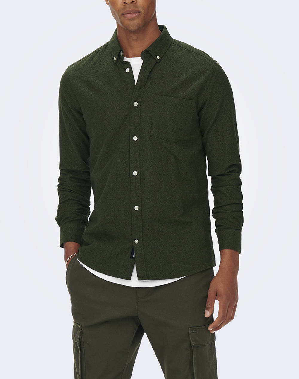 ONLY&SONS ONSNIKO LS MELANGE SHIRT