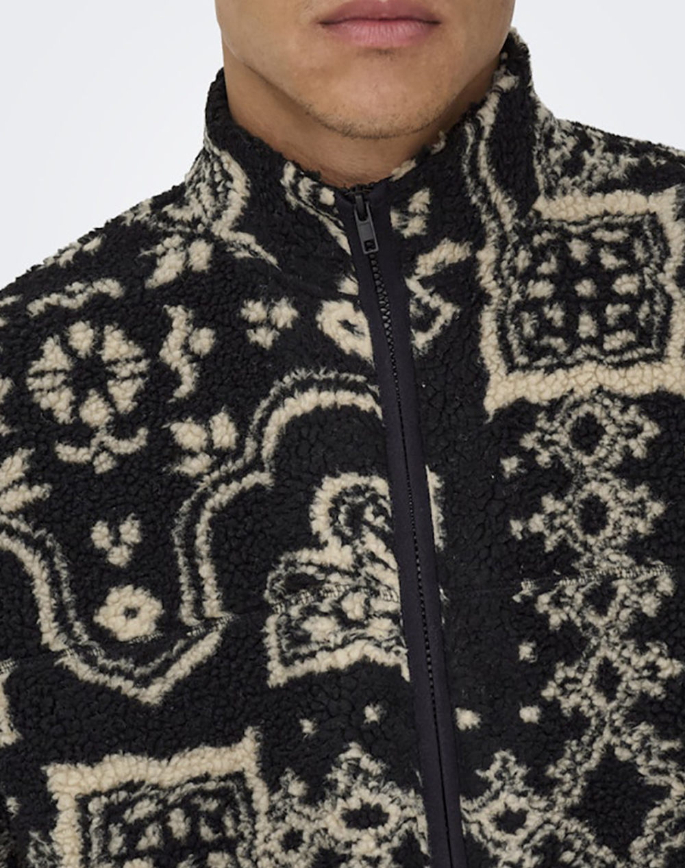 ONLY&SONS SO ONSJAMES LIFE OVZ LS FLEECE AOP SWEAT