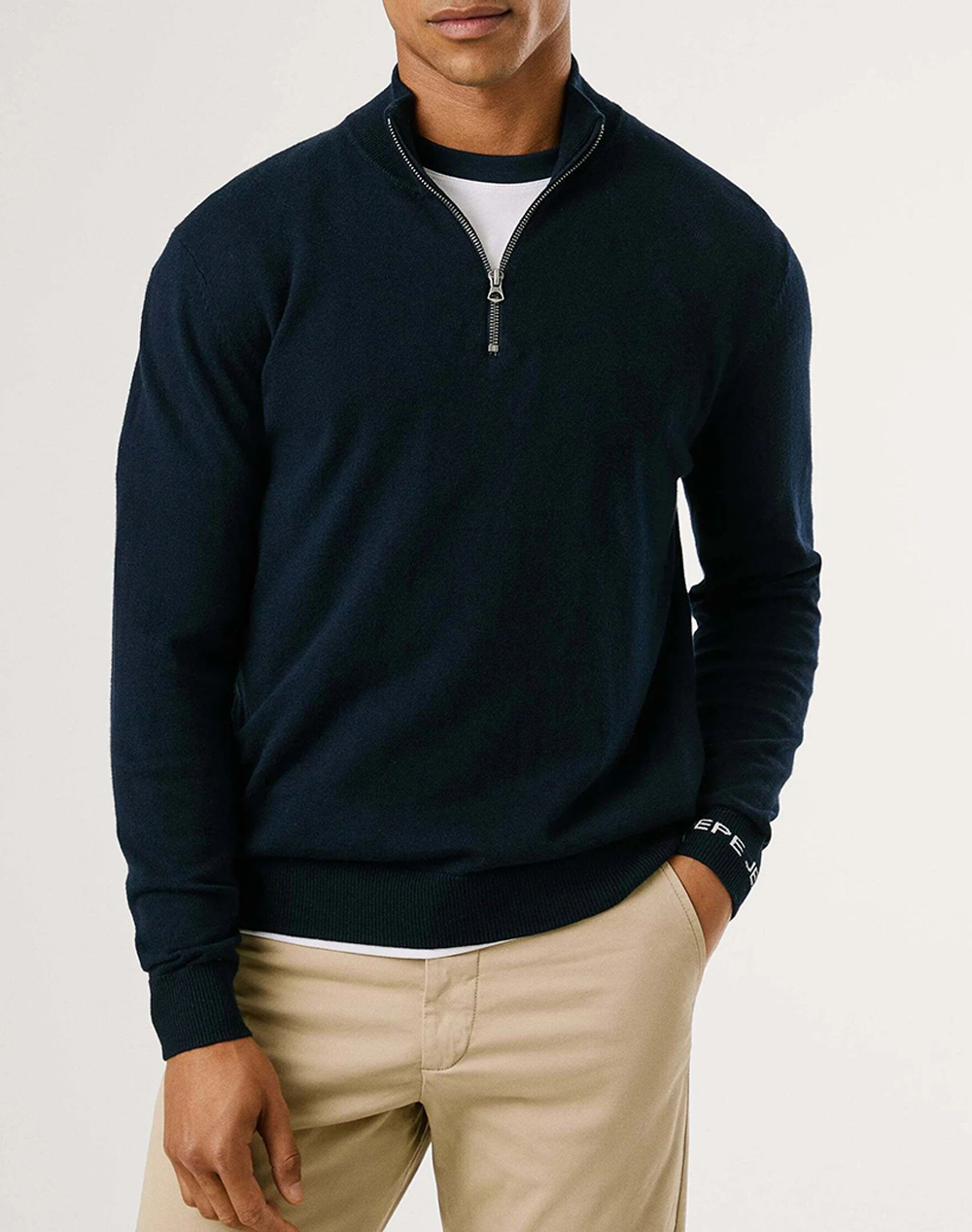 PEPE JEANS DROP 3A ANDRE MOCK ZIPPER KNITTED MENS