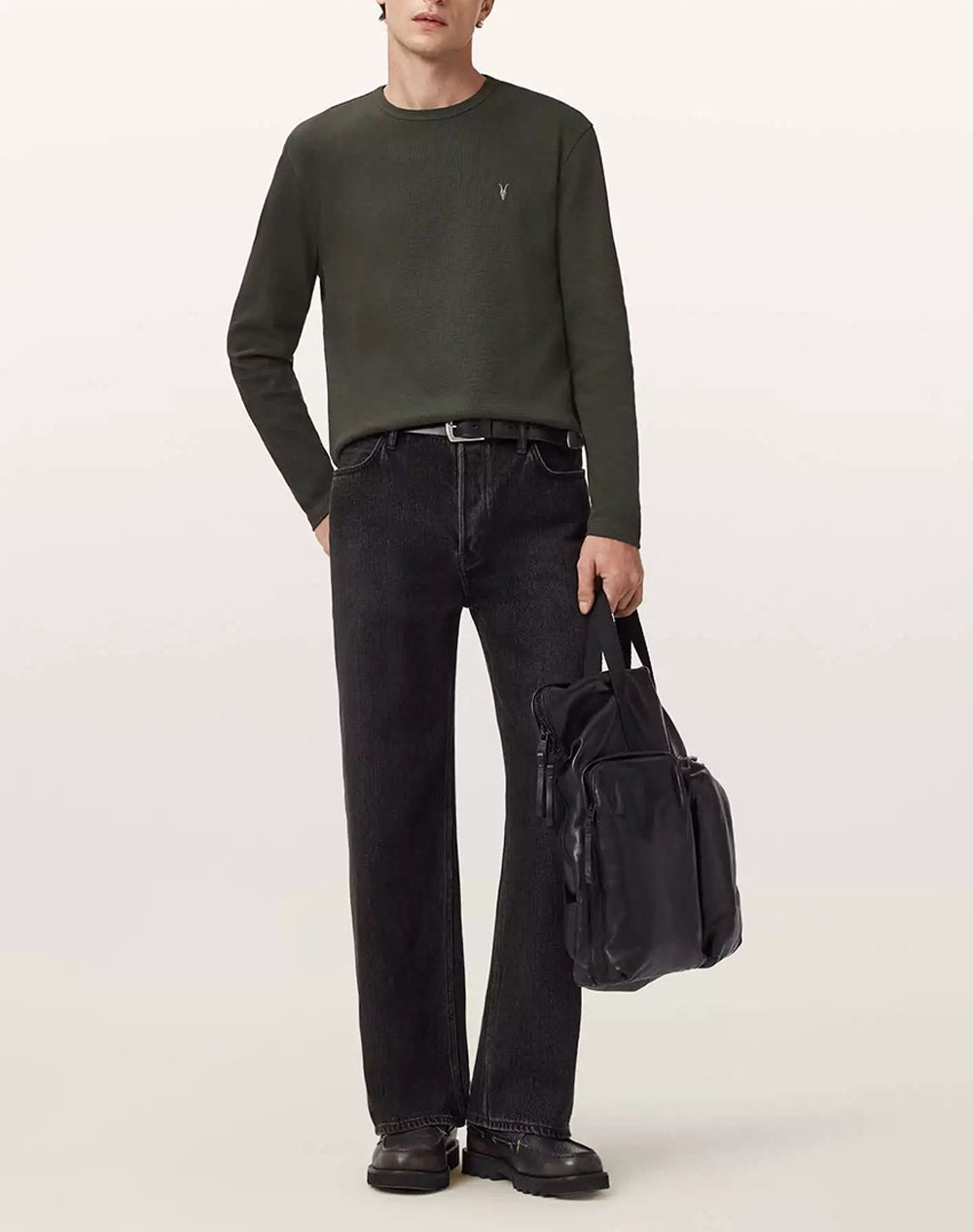 ALL SAINTS ELLIS LS CREW