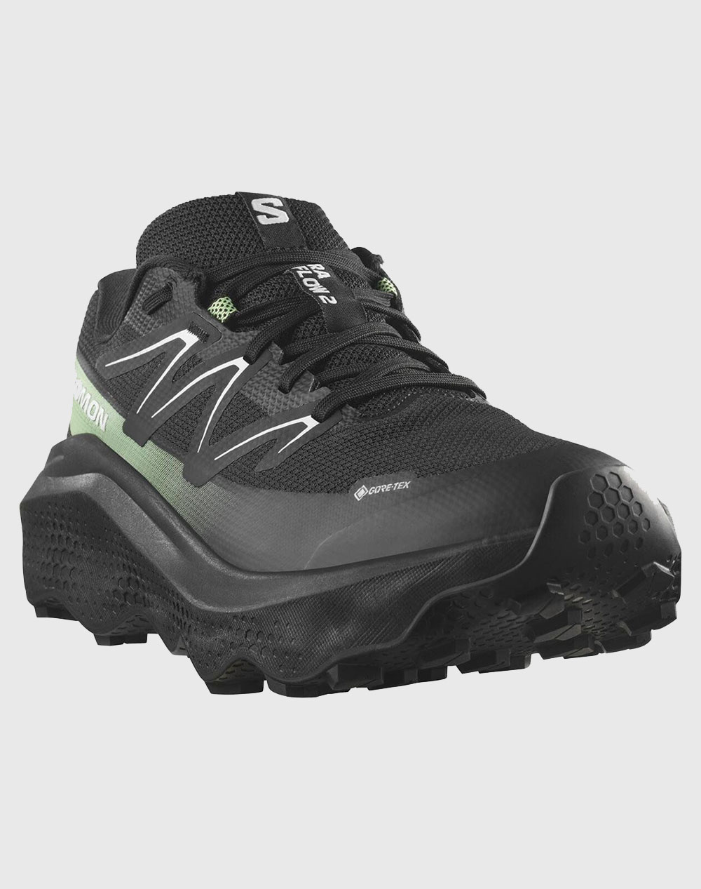 SALOMON TRAIL RUNNING - ULTRA ULTRA FLOW 2 GTX BLAC BLACK / BLACK / PATINA GREEN МЪЖКИ ОБУВКИ
