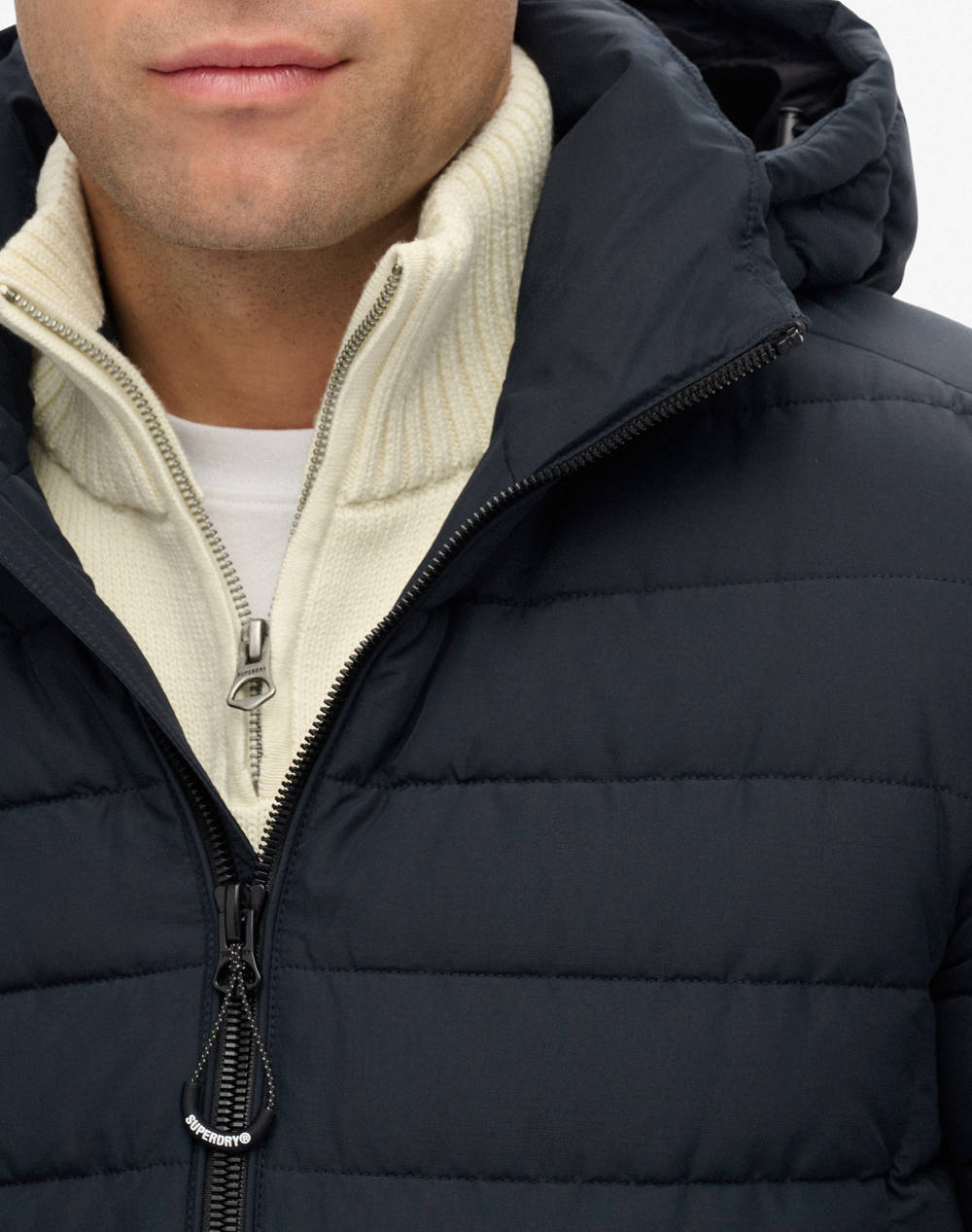 SUPERDRY D1 SDSW HOODED FUJI PADDED JACKET МЪЖКИ ЕЛЕК