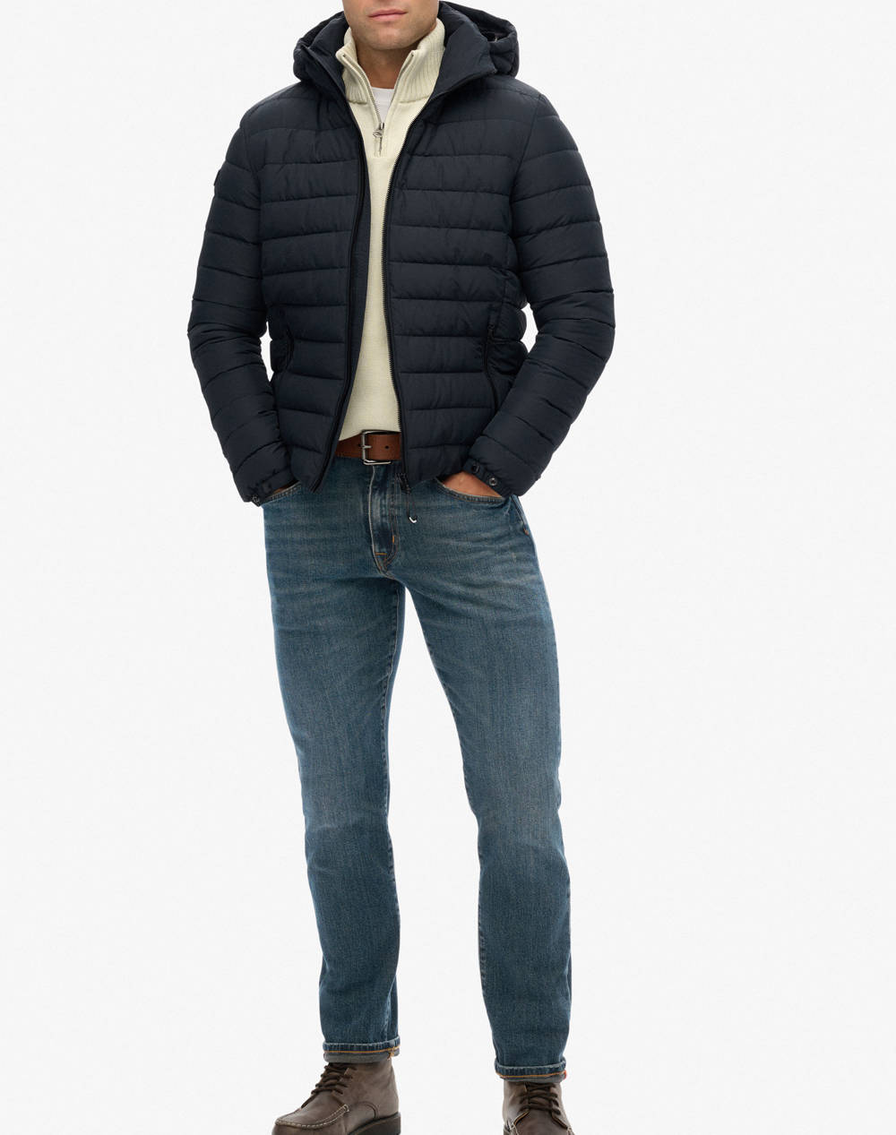 SUPERDRY D1 SDSW HOODED FUJI PADDED JACKET МЪЖКИ ЕЛЕК