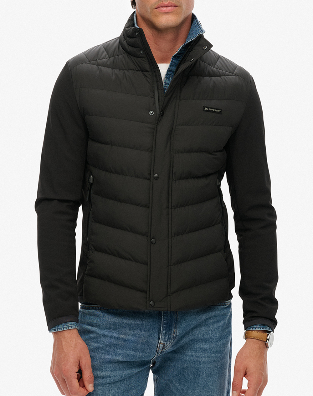 SUPERDRY D1 SDSW STORM POPPER SOFTSHELL JKT MENS JACKET