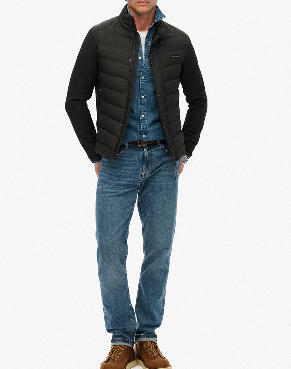 SUPERDRY D1 SDSW STORM POPPER SOFTSHELL JKT MENS JACKET
