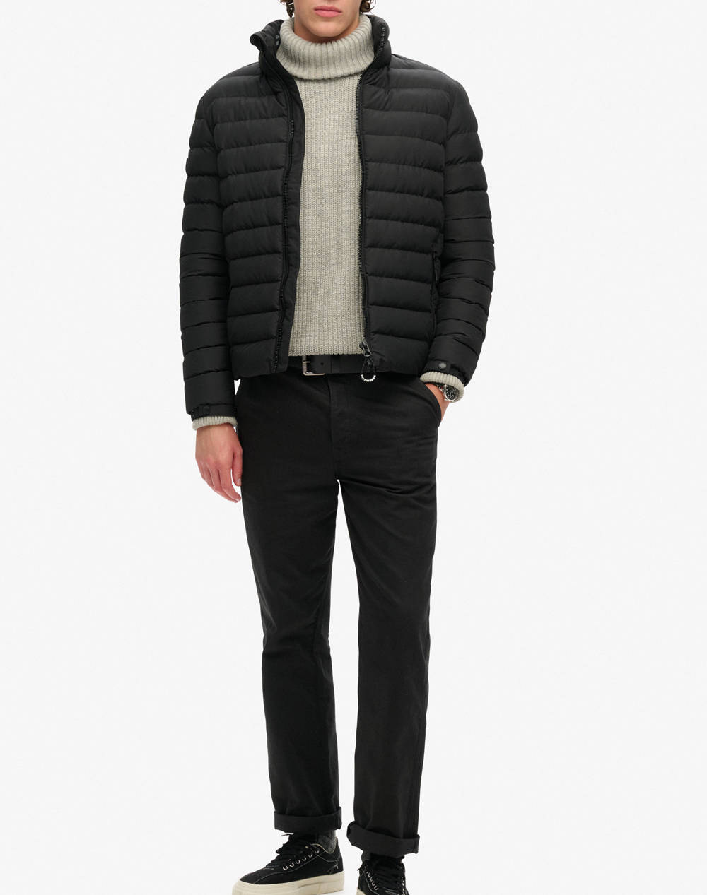 SUPERDRY D1 SDSW FUJI PRINT PADDED JACKET MENS JACKET