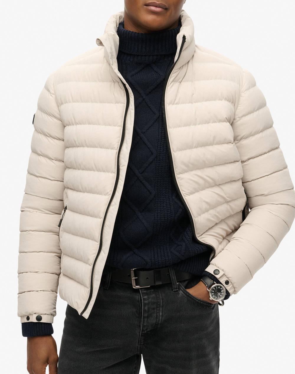 SUPERDRY D1 SDSW FUJI PRINT PADDED JACKET MENS JACKET