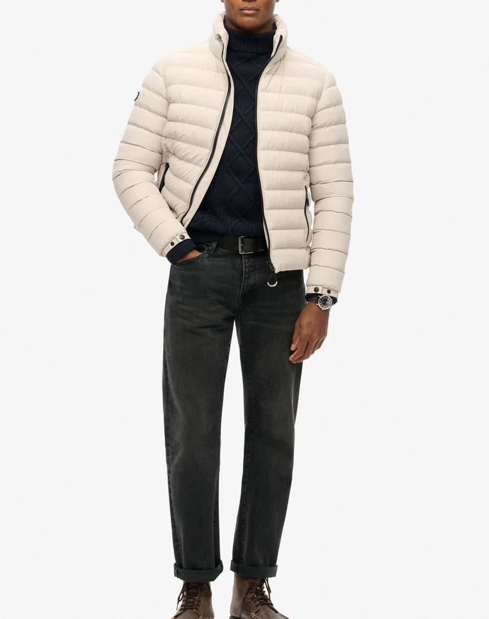 SUPERDRY D1 SDSW FUJI PRINT PADDED JACKET MENS JACKET