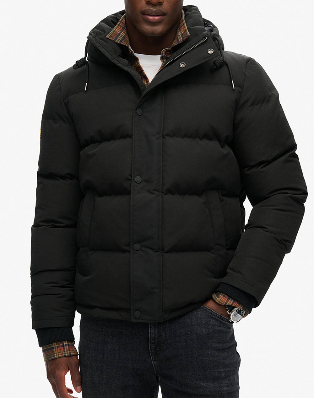 SUPERDRY D2 OVIN EVEREST SHORT HOODED PUFFER МЪЖКО ЯКЕ