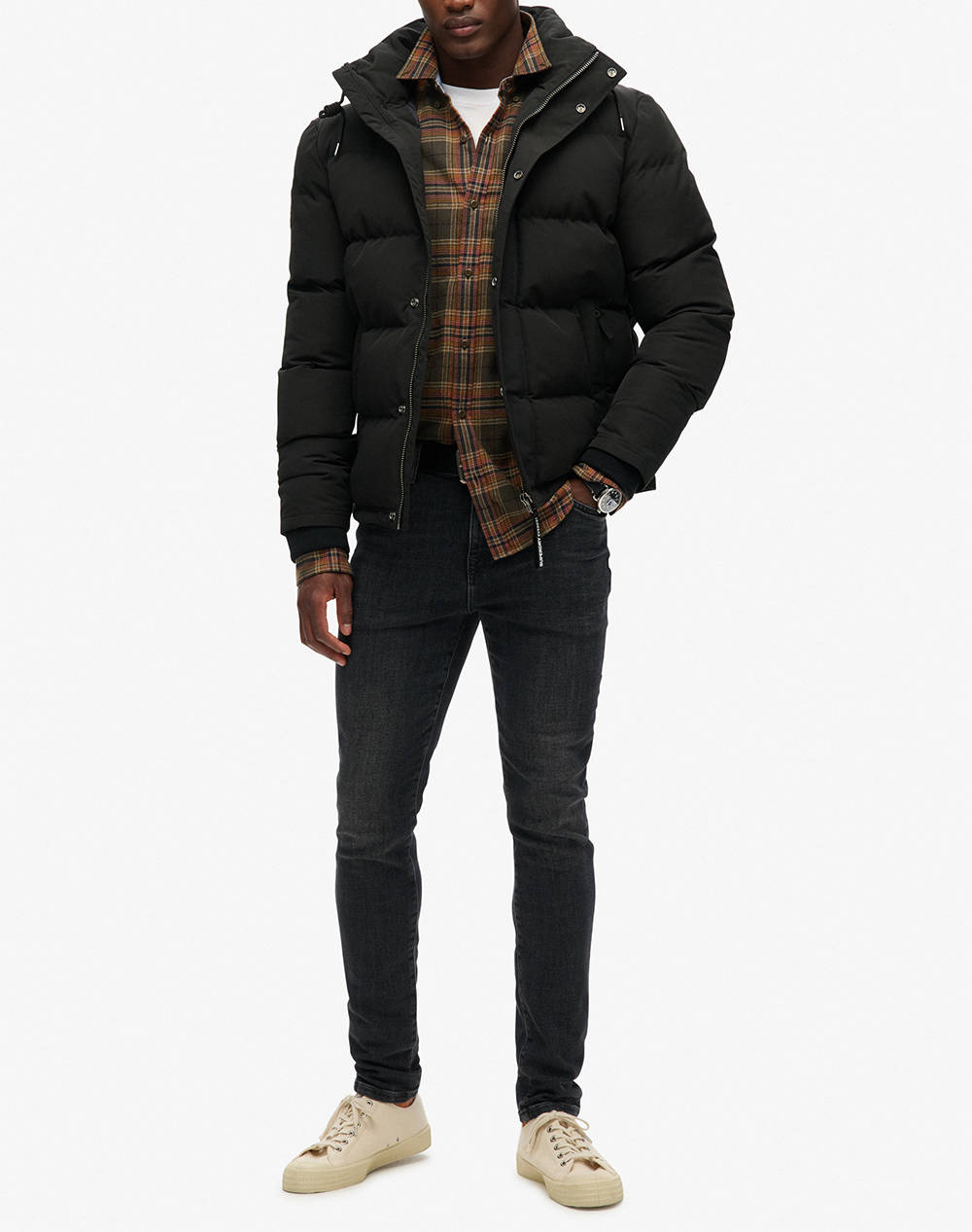 SUPERDRY D2 OVIN EVEREST SHORT HOODED PUFFER МЪЖКО ЯКЕ